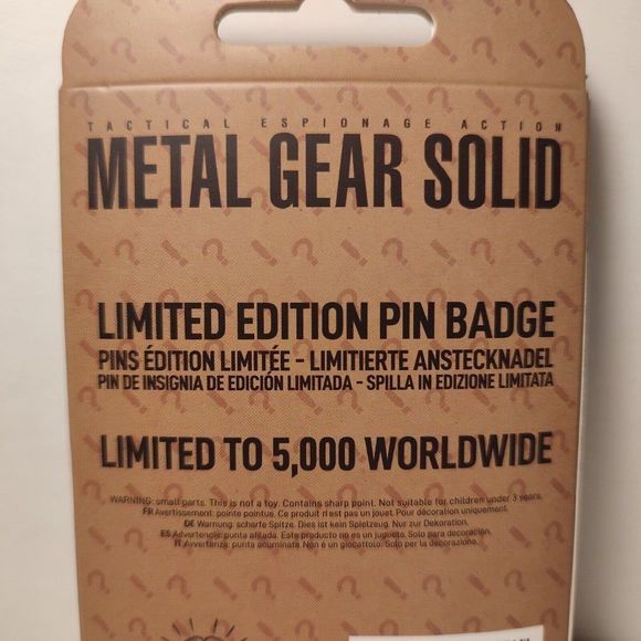 Metal Gear Solid Foxhound Limited Edition Enamel Pin Official Collectible - Picture 3 of 3